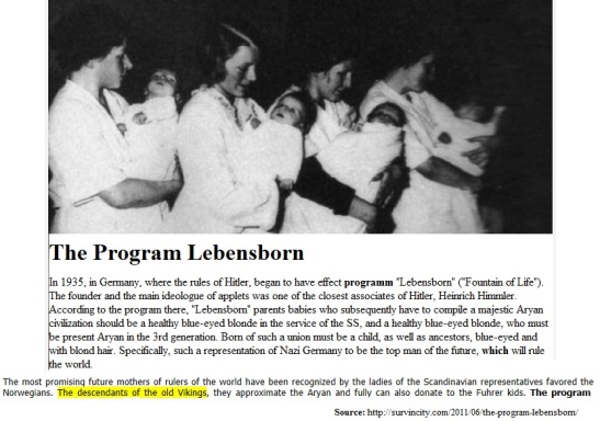 The Program Lebensborn